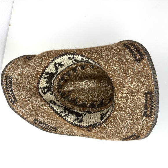 Vintage Peruvian Alpaca Wool Western Hat - Picture 7 of 9